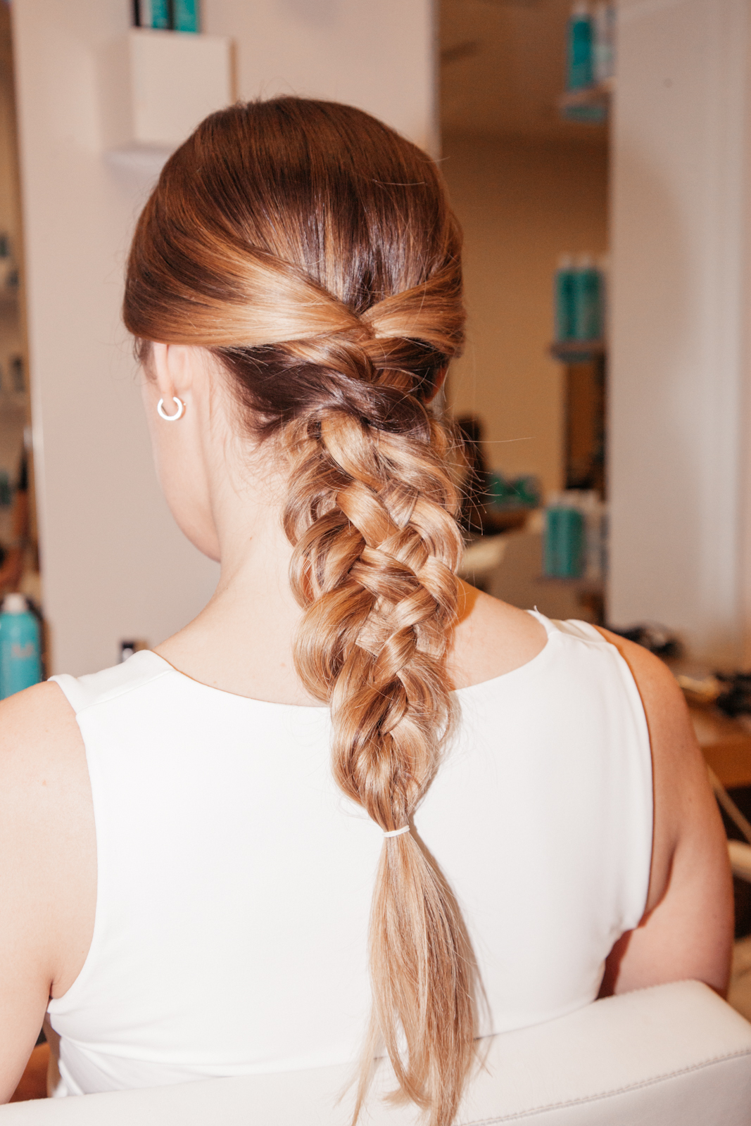 How To Do A French Braid Bun Wedding Hair Coveteur 9274