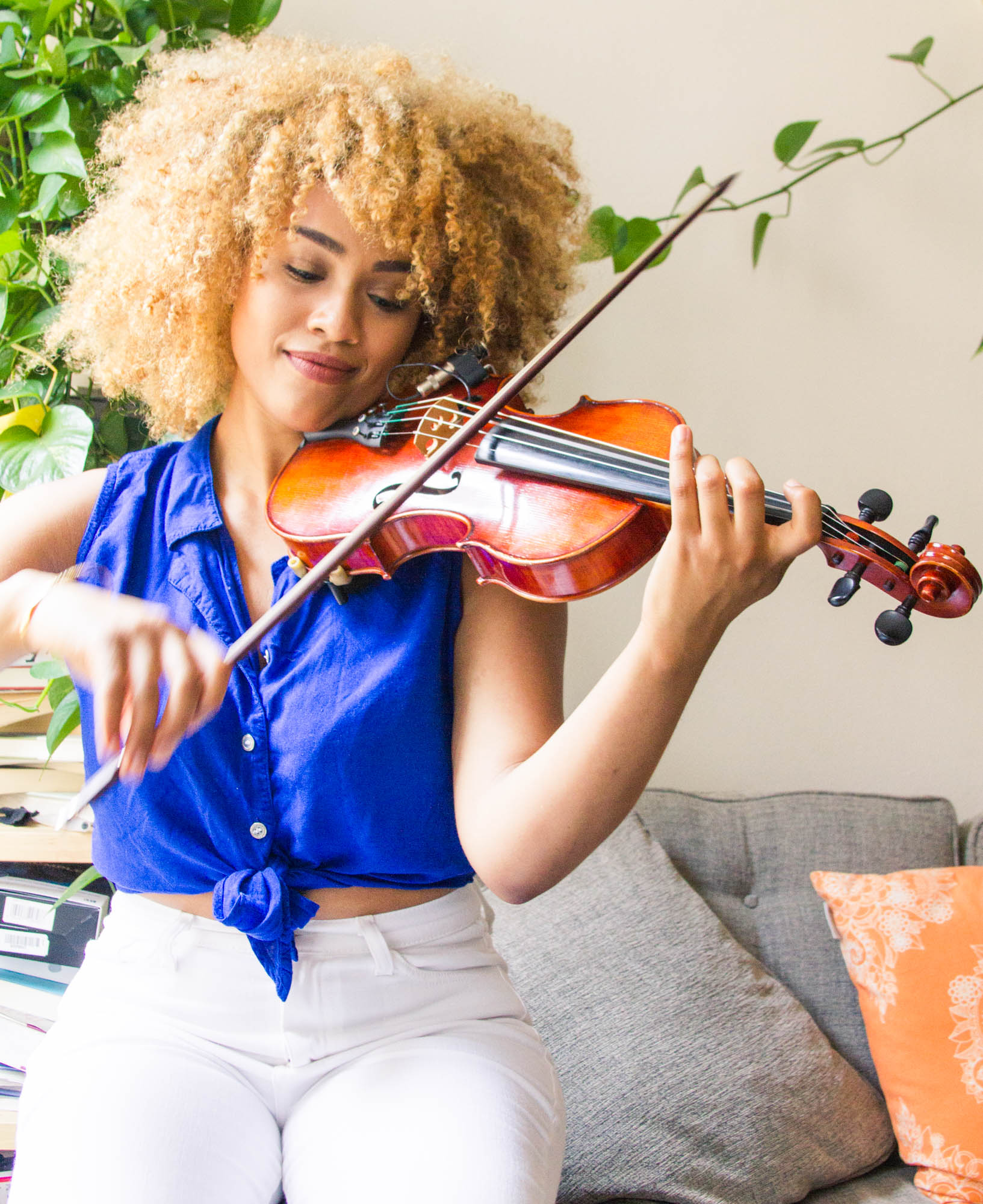 This Violinist S Covers And Hair Are Changing The Game Coveteur