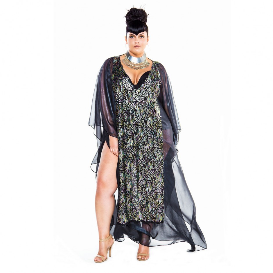 sequin caftan plus size
