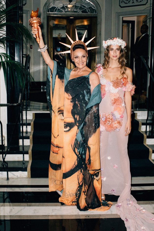Diane von Furstenberg and Talita Getting Ready for the 2019 Met Gala