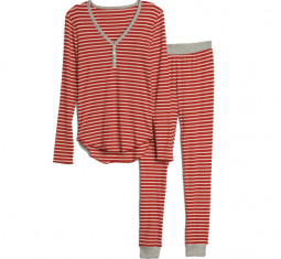 Stripe Ribbed Pajama Set by Gap