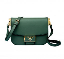 Emblème Saffiano Leather Bag by Prada