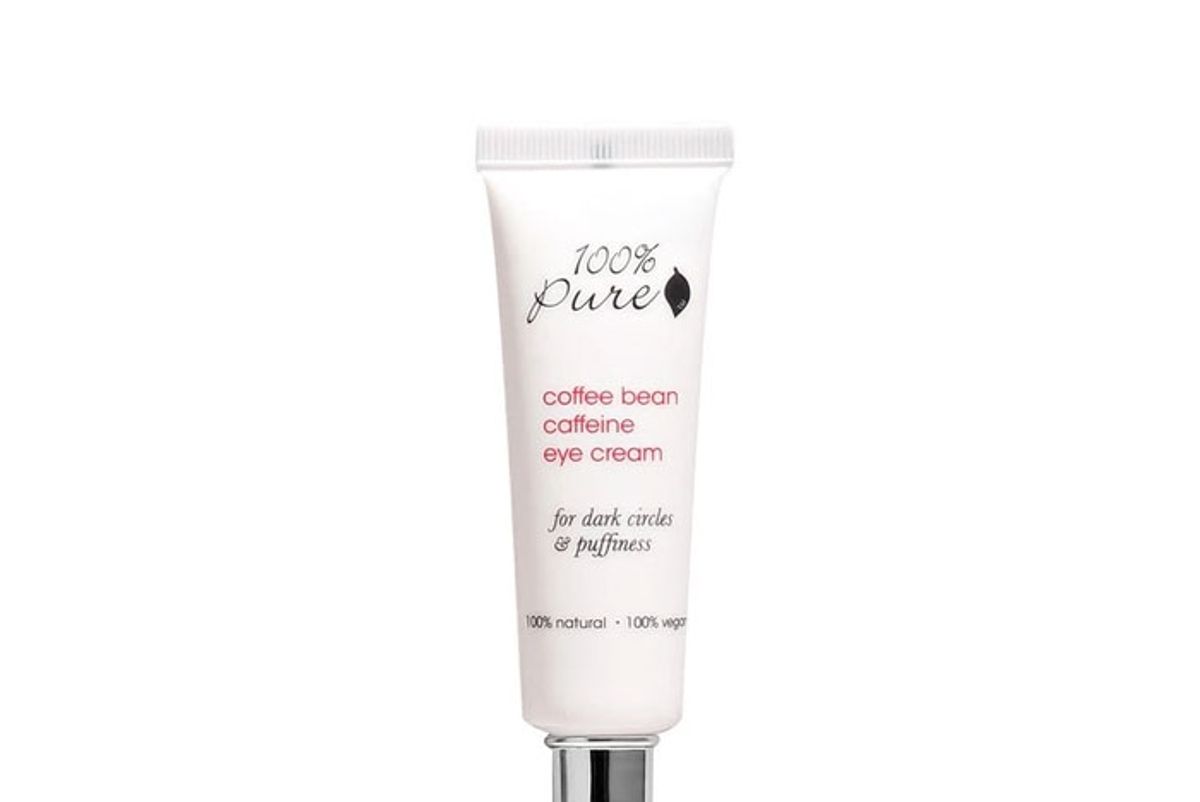 100 percent pure coffee bean caffeine eye cream