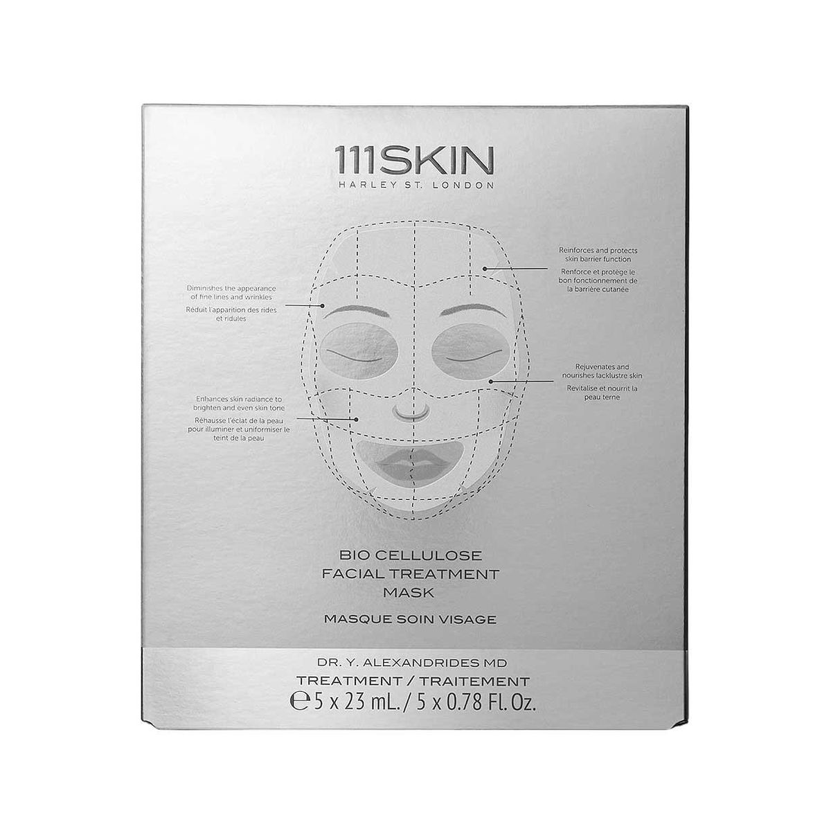 111skin bio cellulose facial treatment mask
