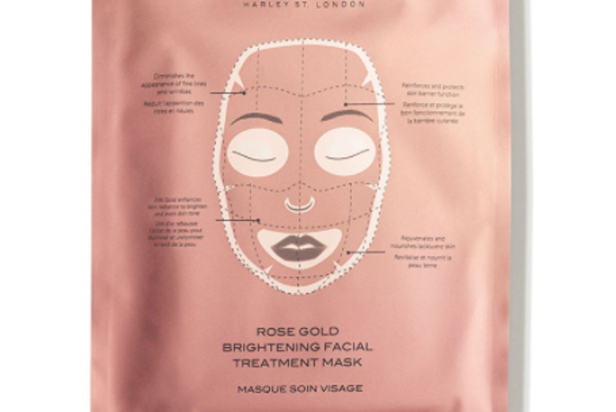 111skin rose gold brightening facial treatment mask