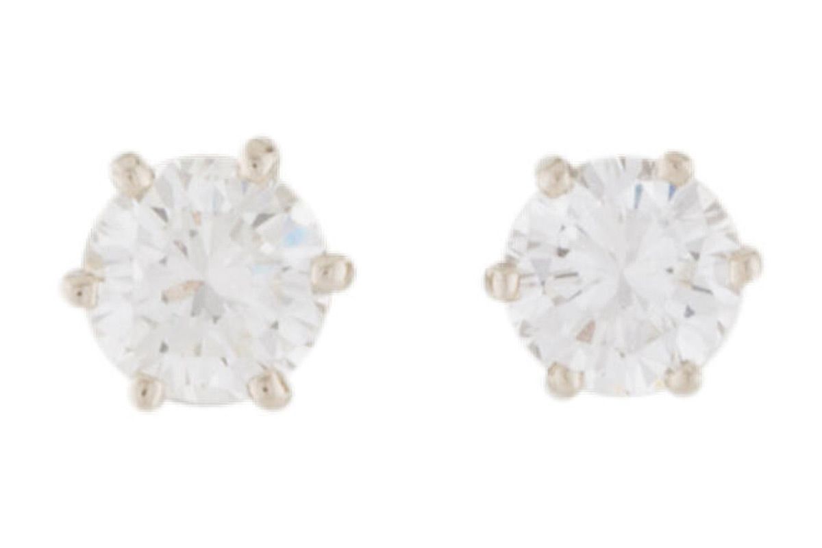 14k diamond stud earrings