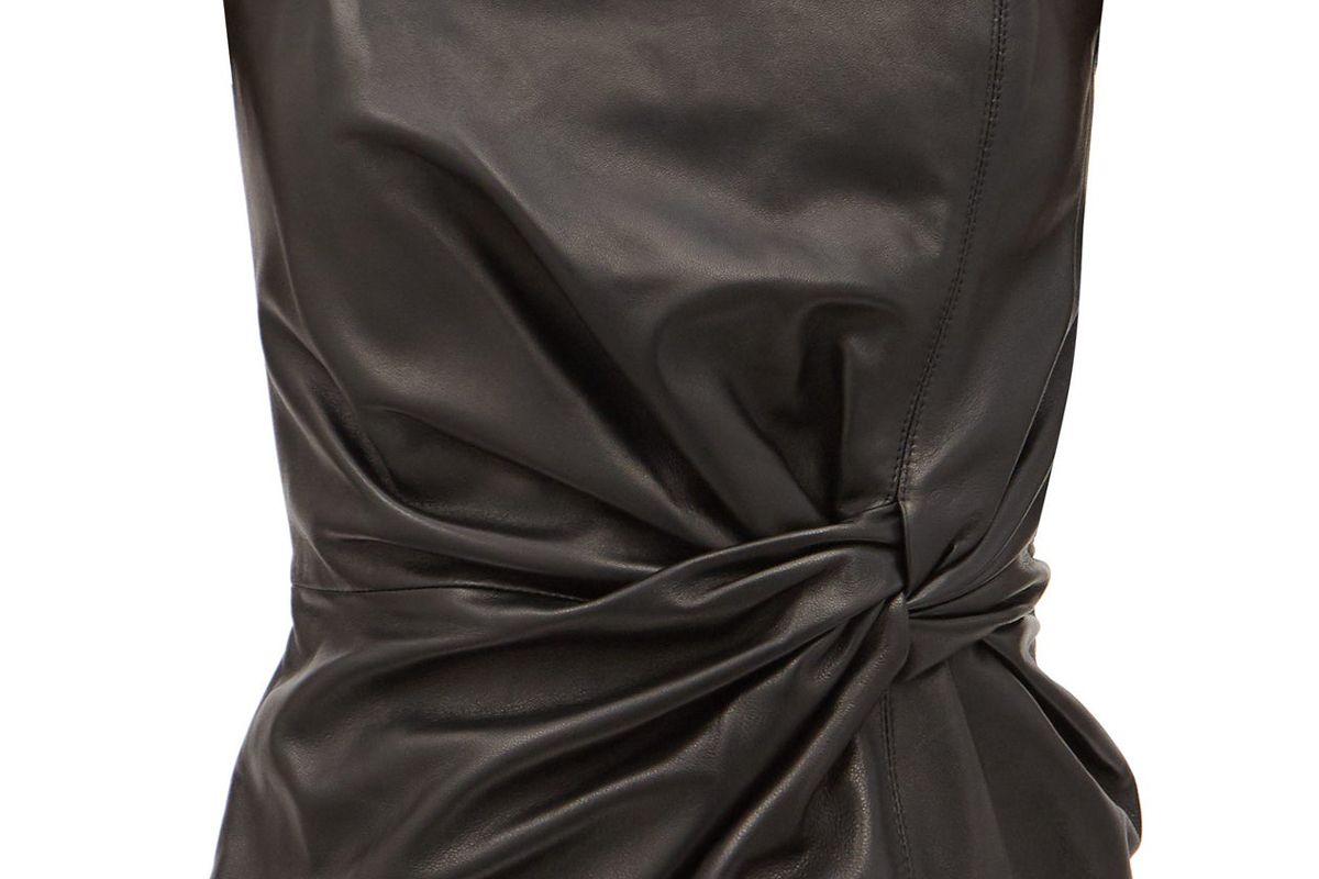 16arlington himawari strapless leather top