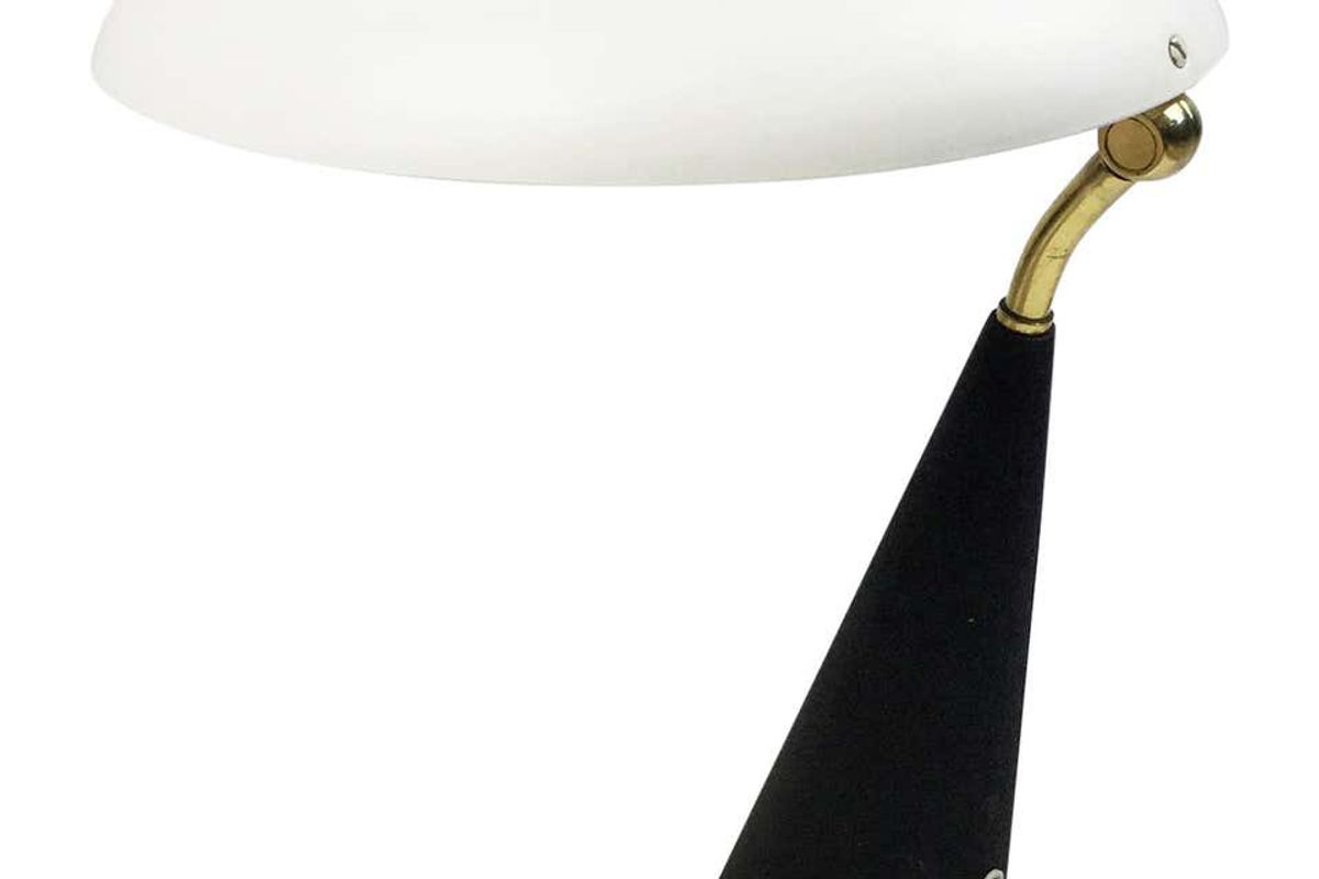 1950s italian design table lamp attributed to lumen milano