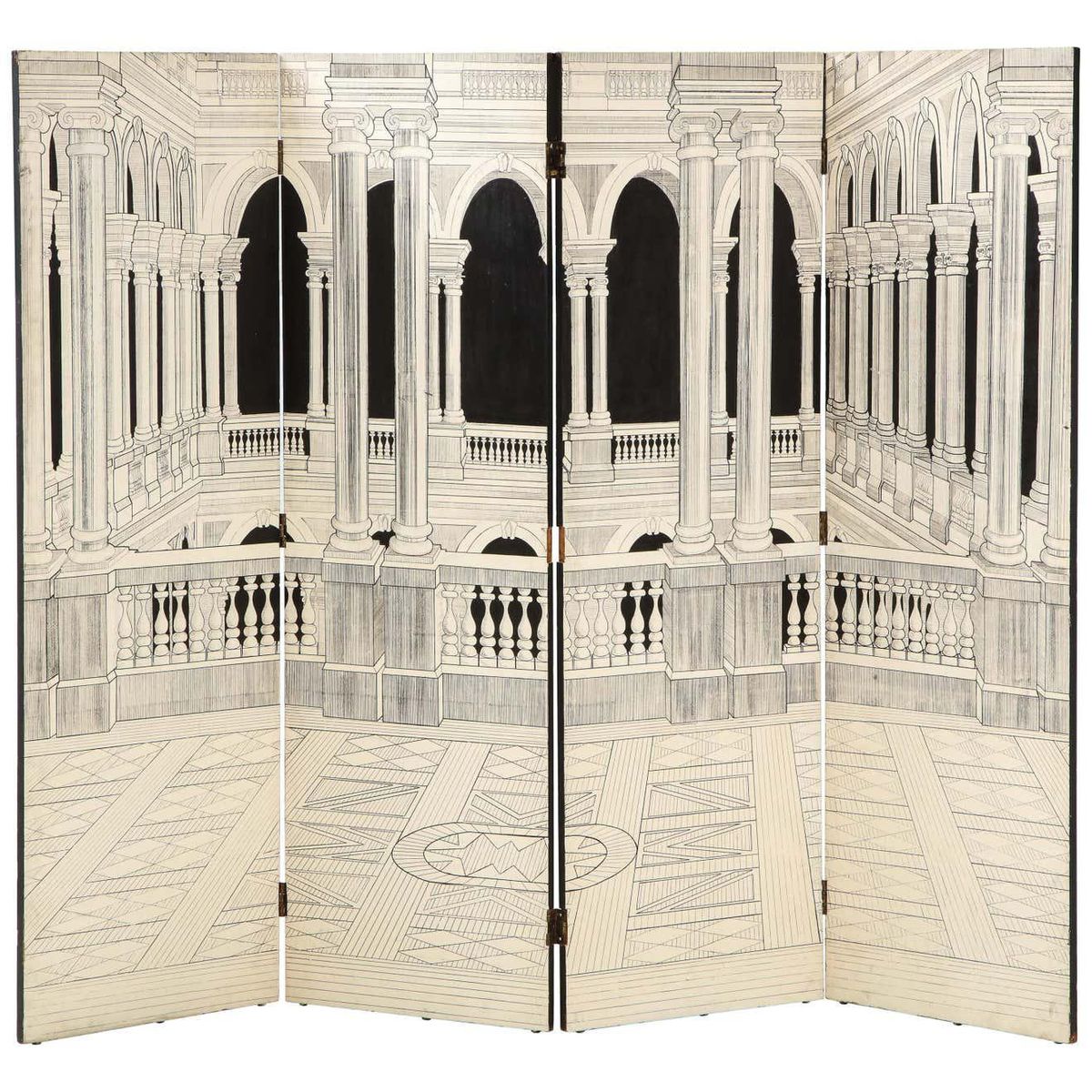 1st dibs painted italian interior wood screen