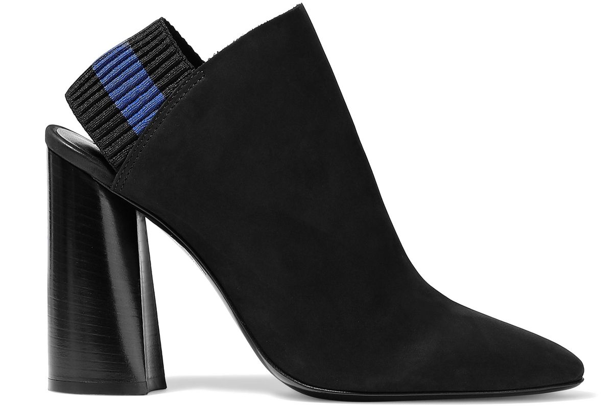 3.1 phillip lim drum suede slingback ankle boots
