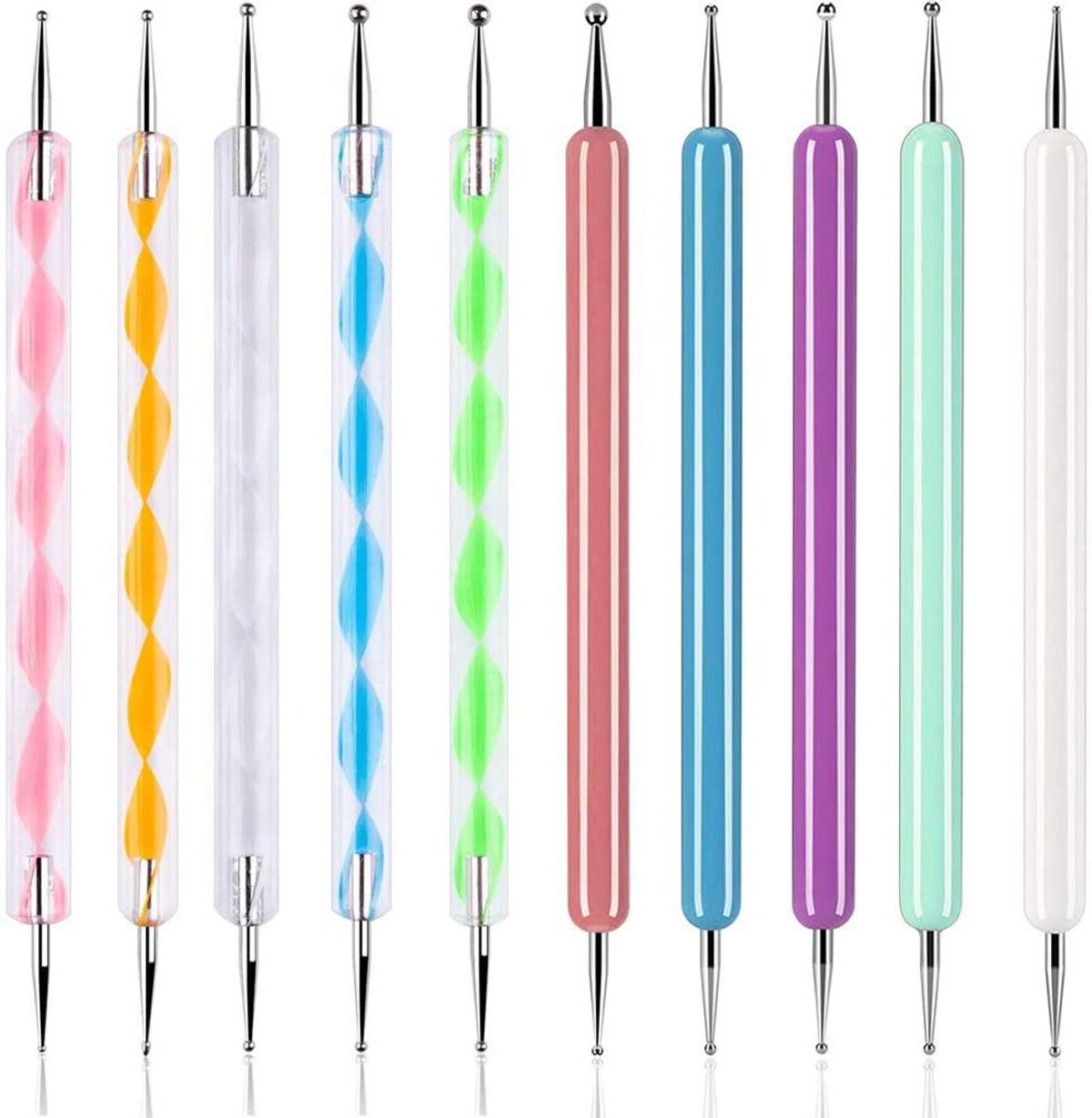 a benkle 10 pcs dotting tools set for nail art 