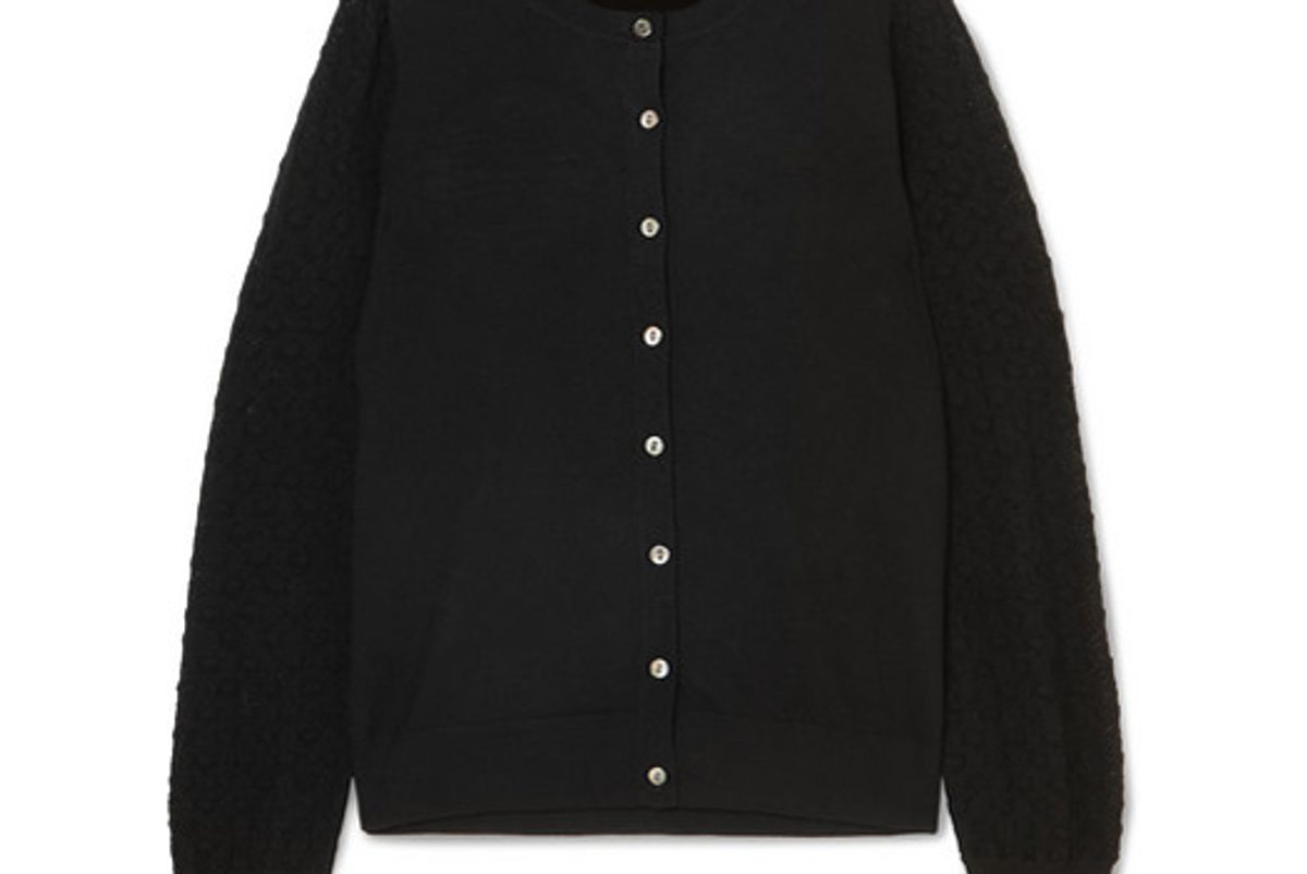 a.p.c. atelier de production et de creation cora merino wool blend cardigan