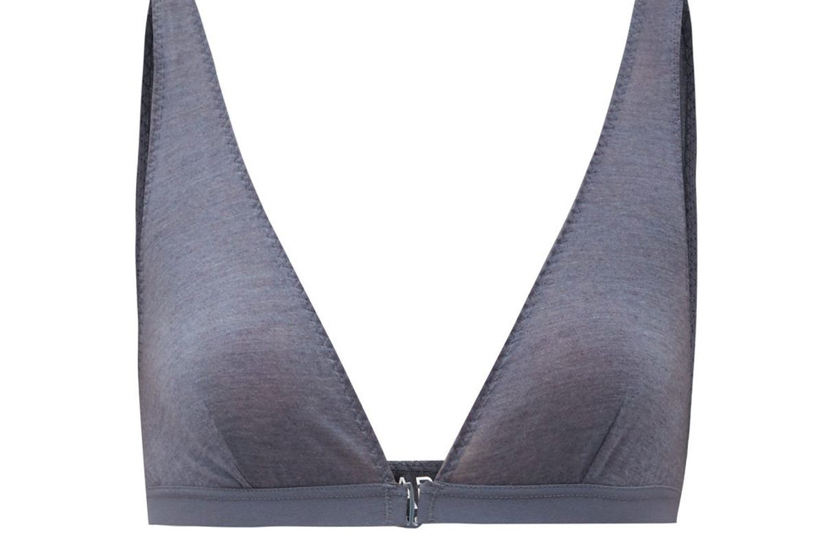 about daili lyocell blend jersey triangle bra