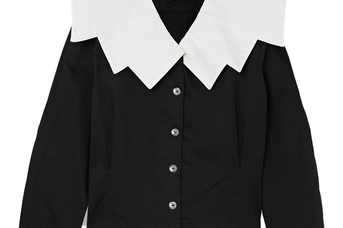 acheval pampa evita cotton blend blouse