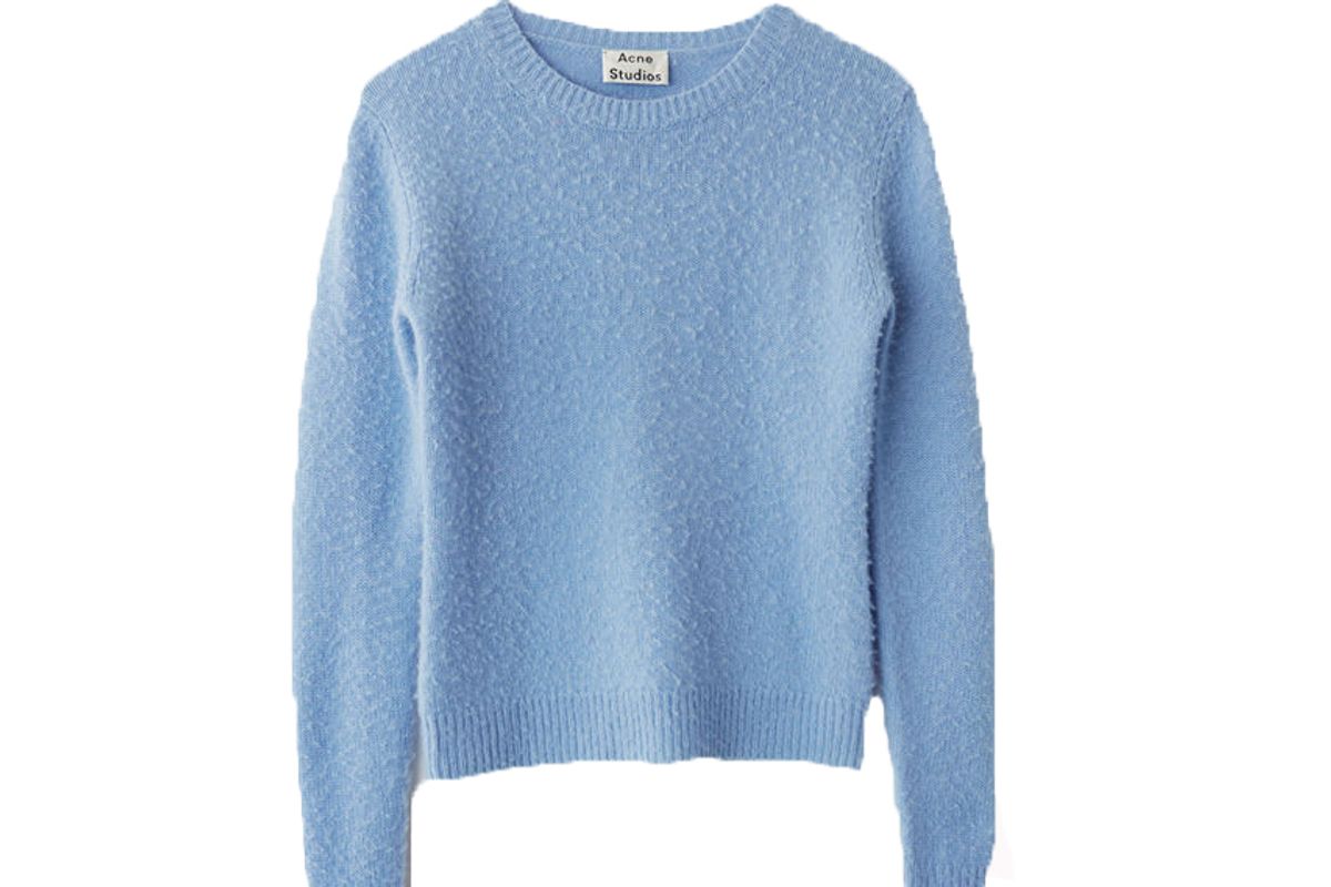 acne studios baby blue sweater