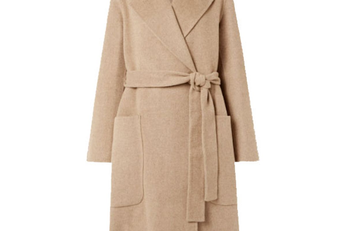 acne studios belted wool coat