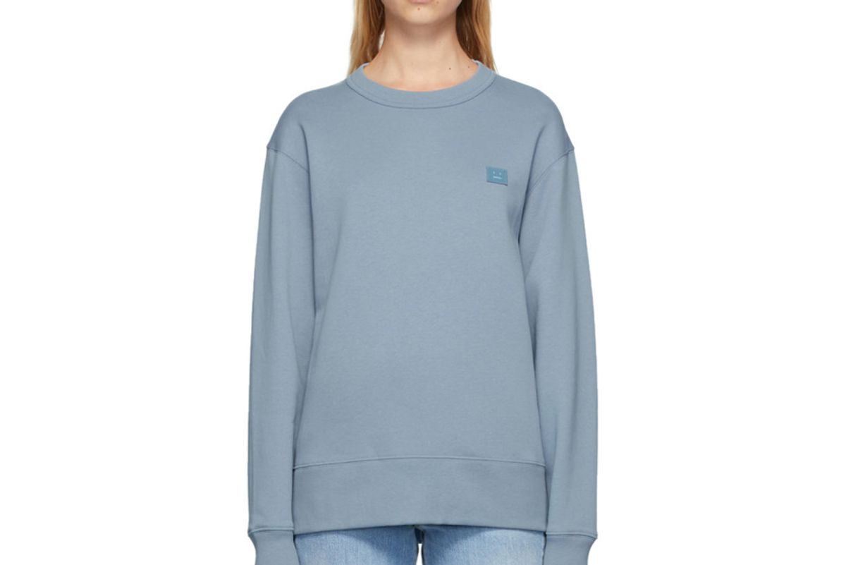 acne studios blue fairview sweatshirt