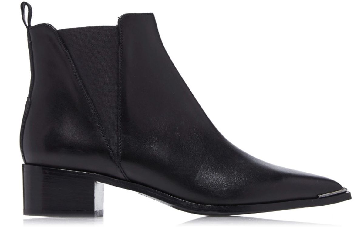 acne studios jensen leather chelsea boots