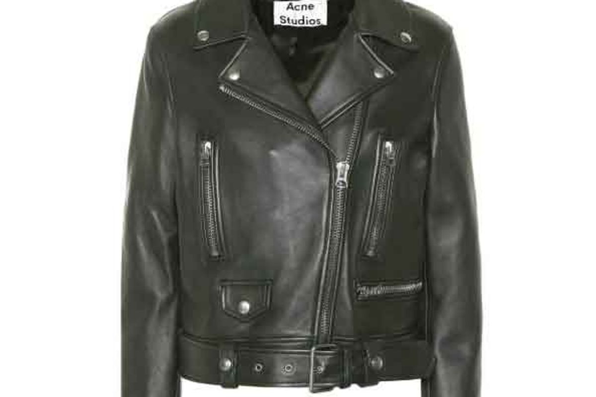 acne studios mock leather jacket