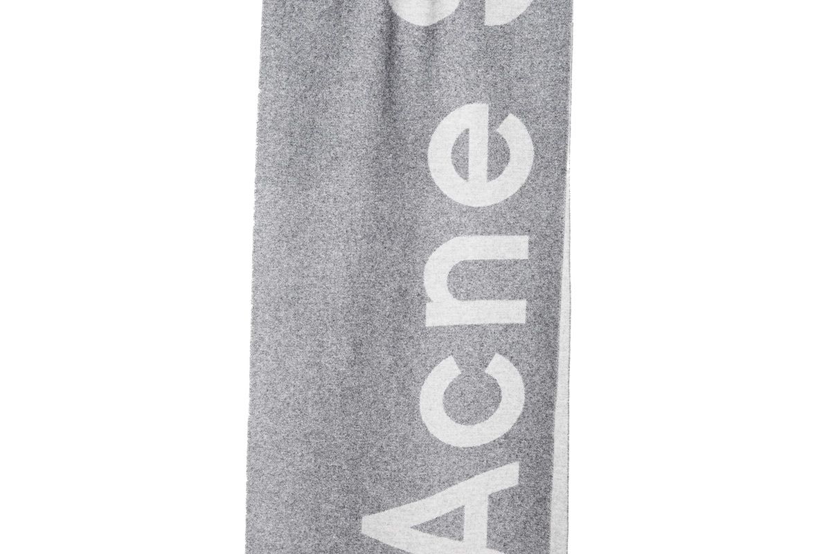 acne studios toronto logo scarf