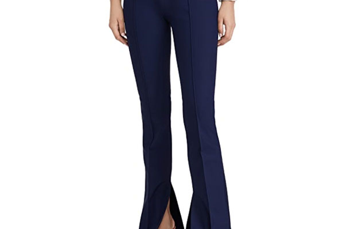 adam lippes neoprene flare pants