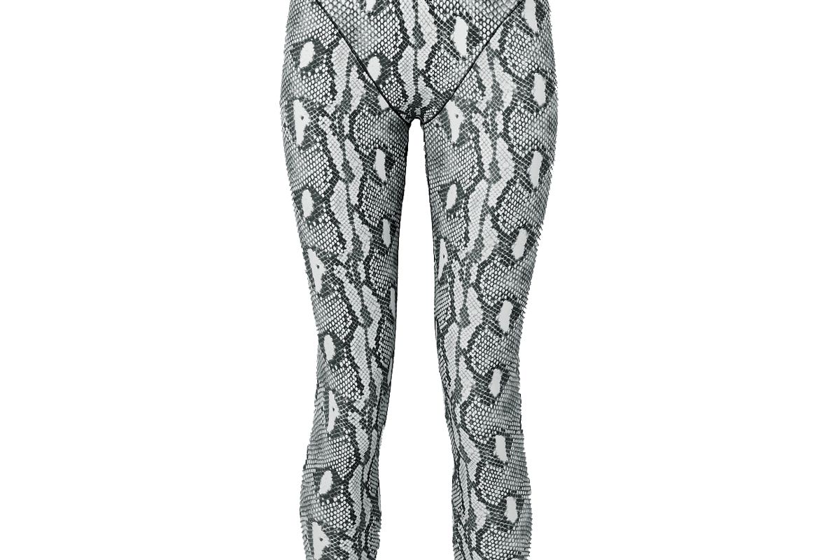 adam selman sport snake print stretch leggings