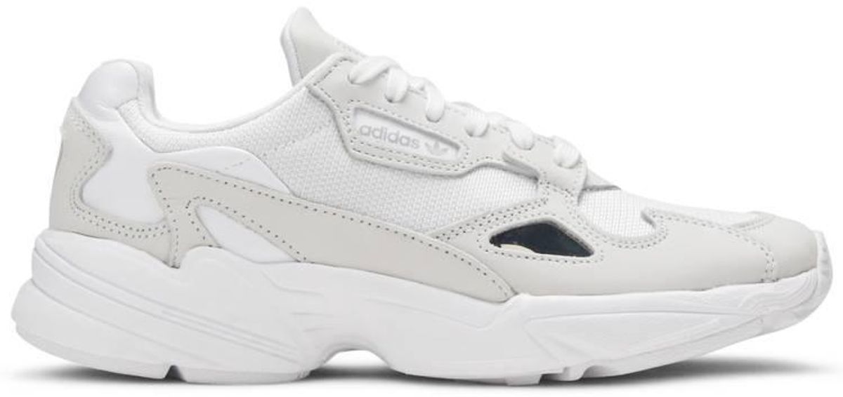 adidas wms falcon triple white