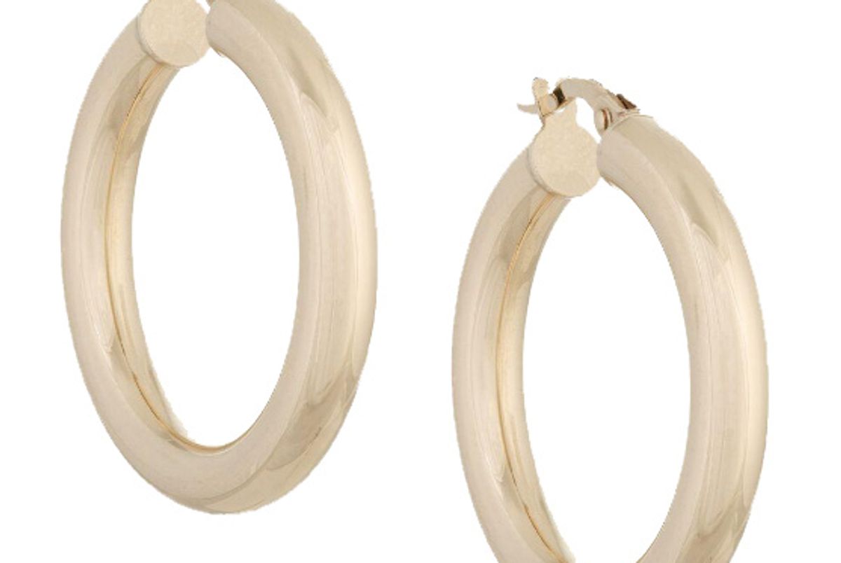 adina's jewels hollow hoops