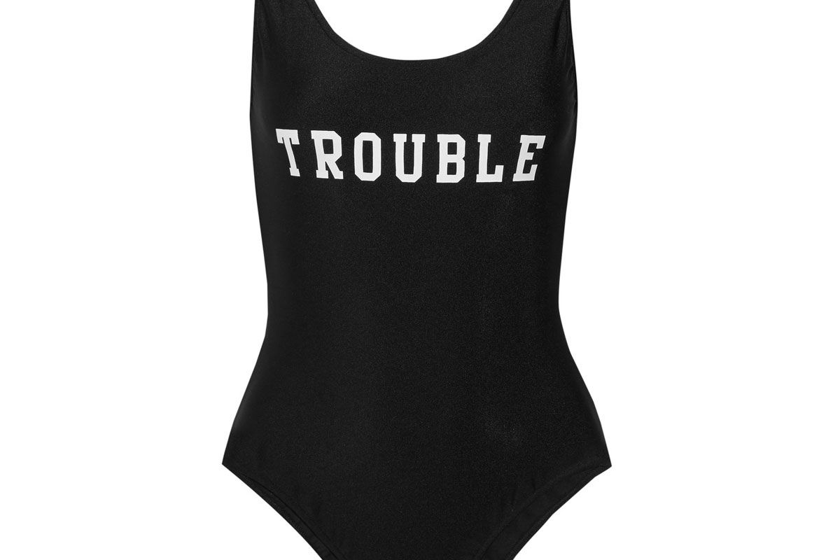 Trouble Printed Swimsuit
