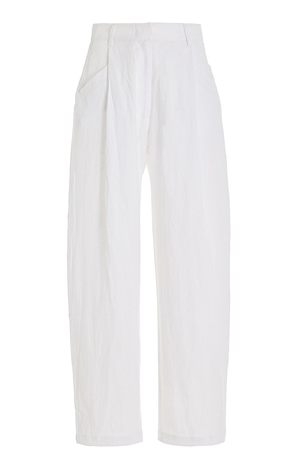 Aexae High-waisted Linen Pants
