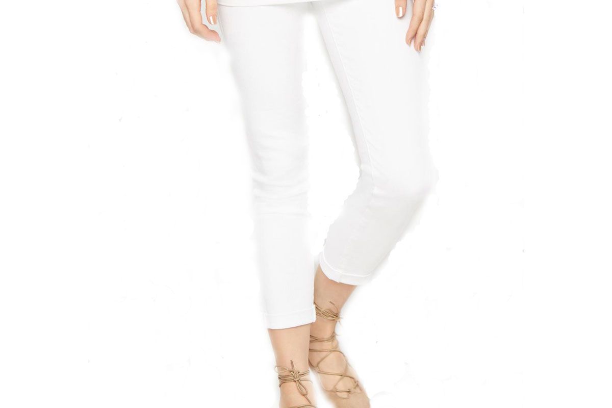 AG Secret Fit Belly Stilt Roll Up Maternity Jeans