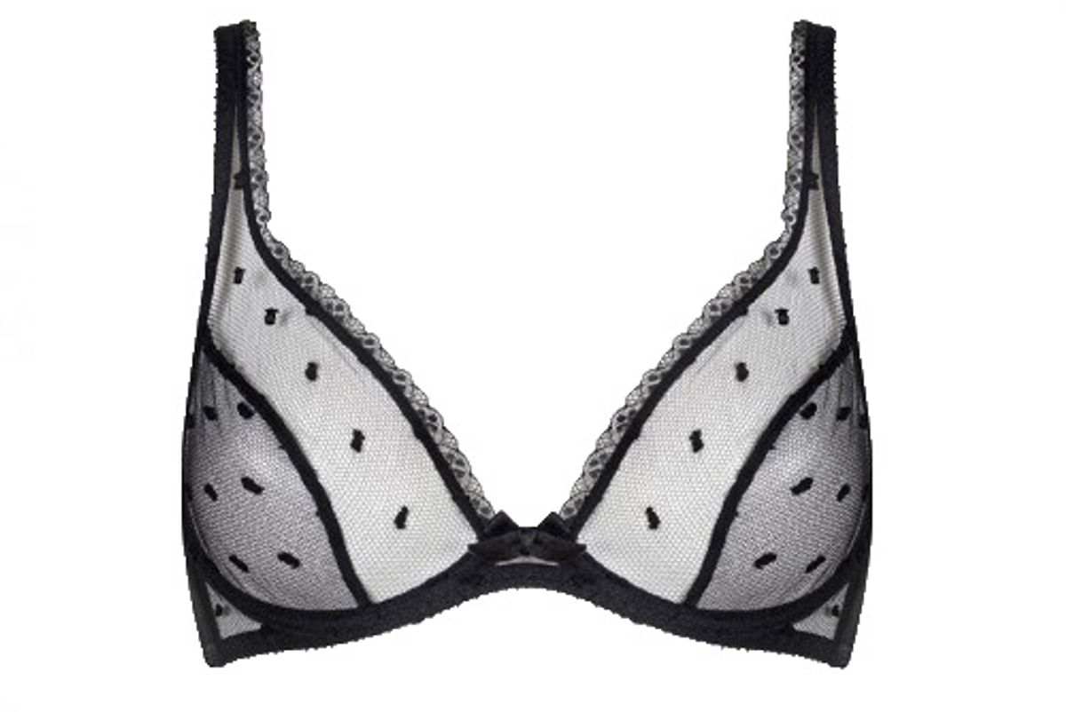 agent provacteur madelina plunge underwired bra black