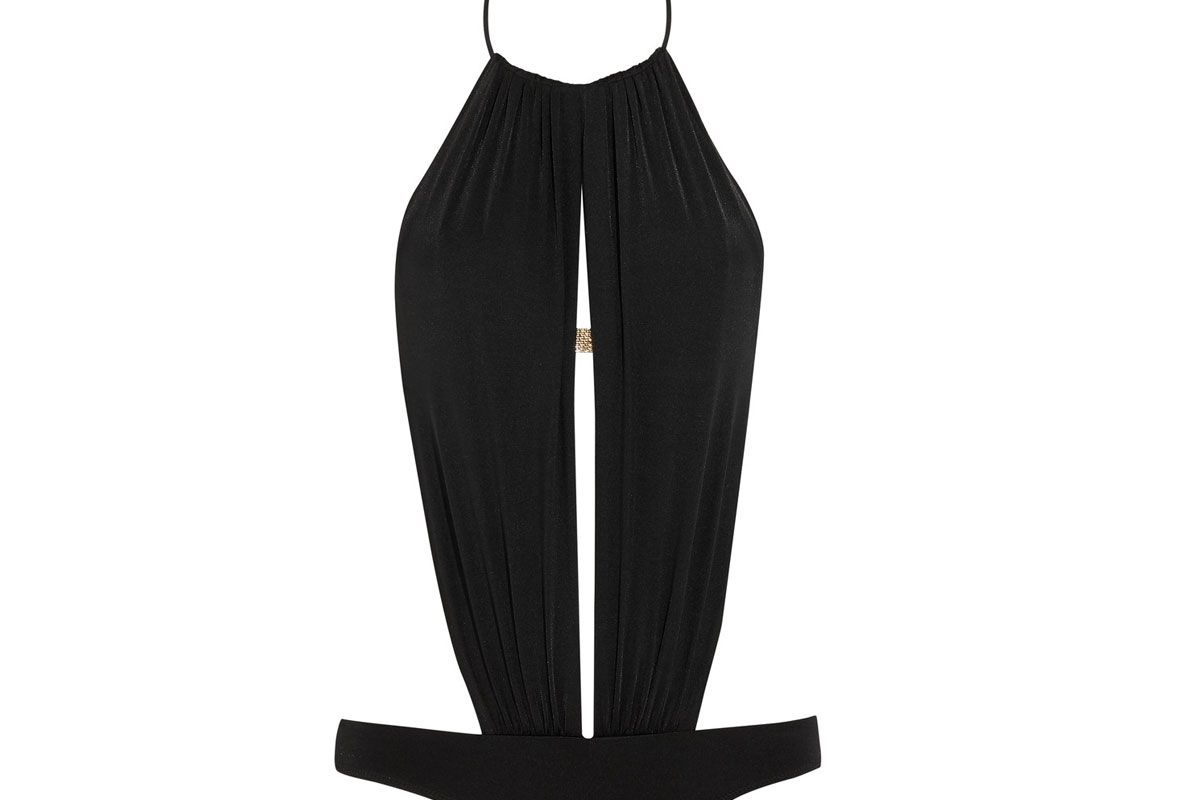 Taniia Cutout Halterneck Swimsuit