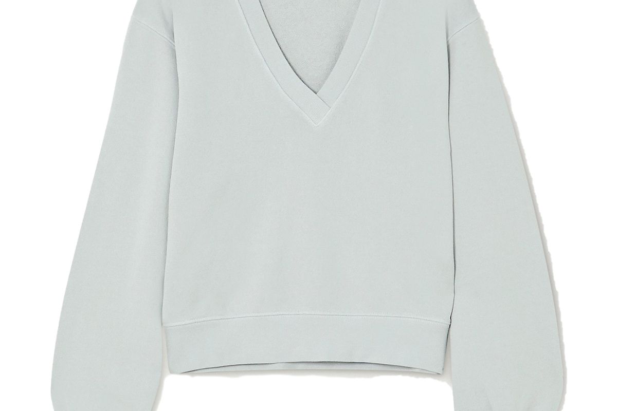 agolde cotton jersey sweatshirt