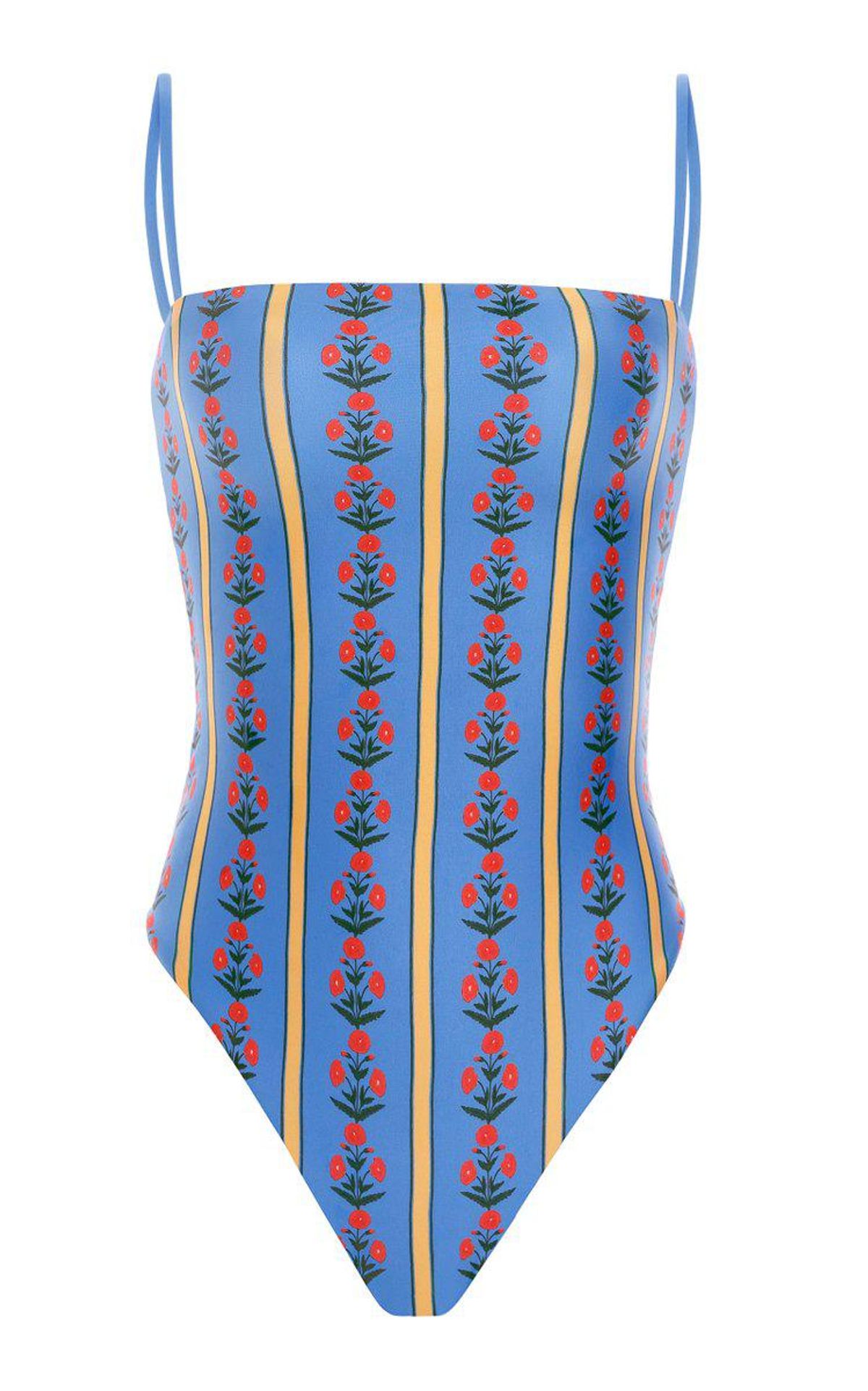 agua by agua bendita durazno carmina print one piece swimsuit