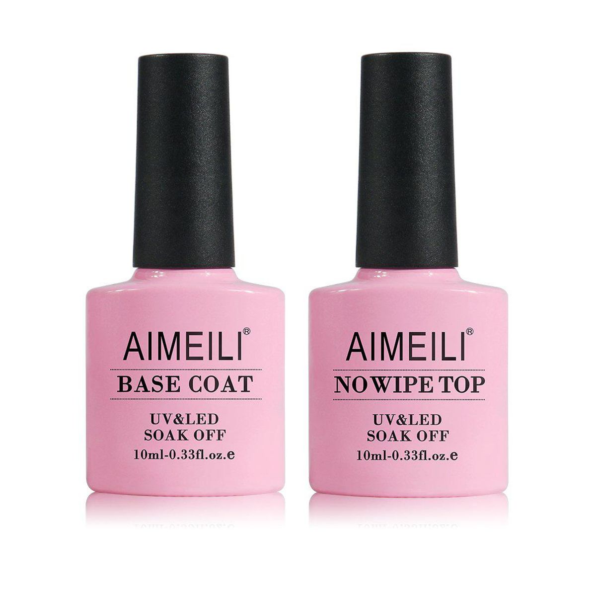 aimeili gel nail polish no wipe top and base coat set