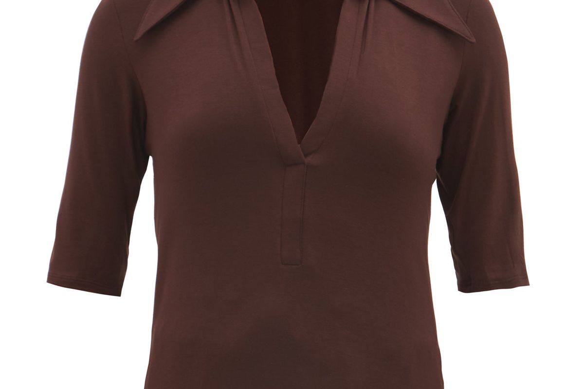 albus lumien exaggerated point collar top