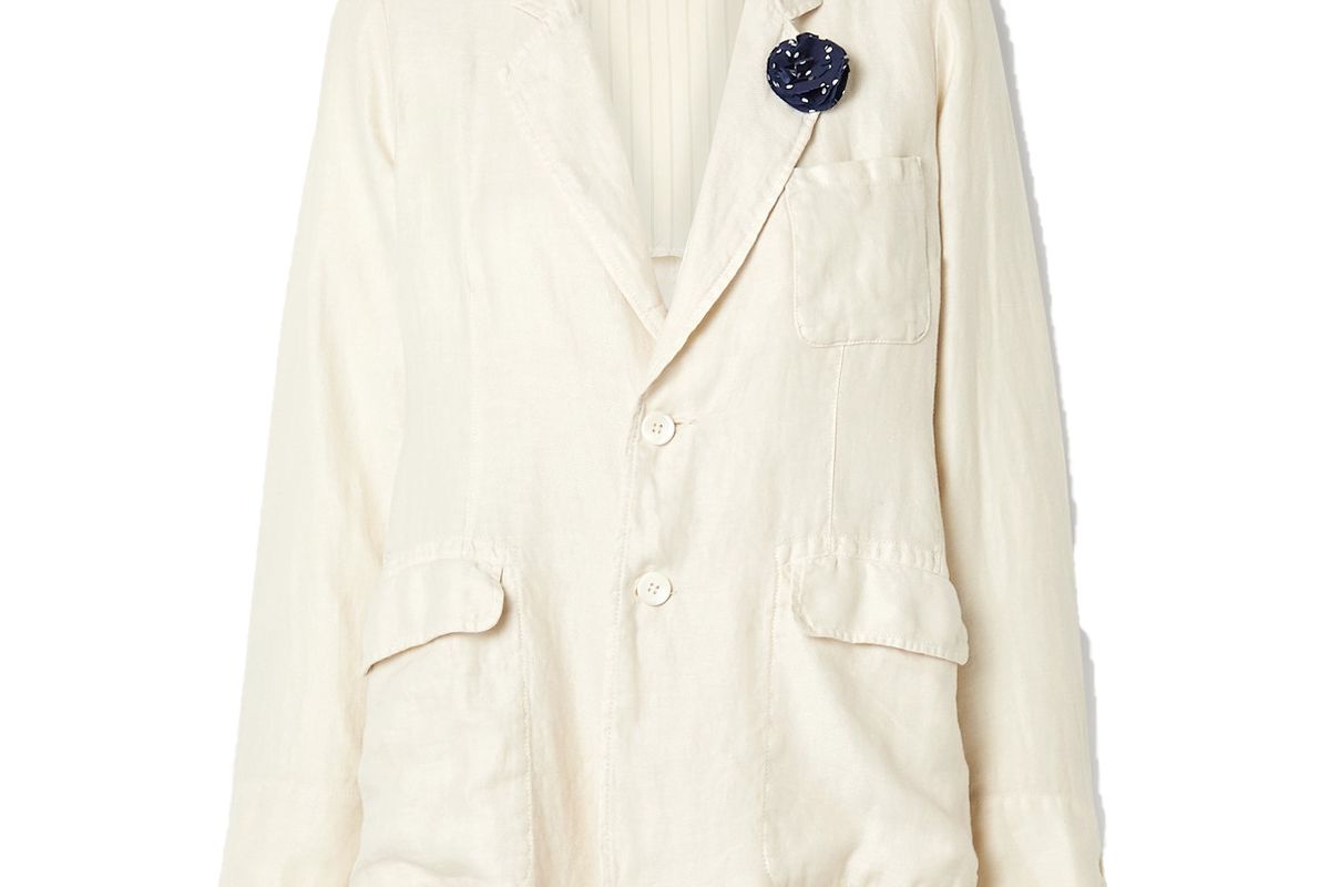 alex mill boy linen blazer