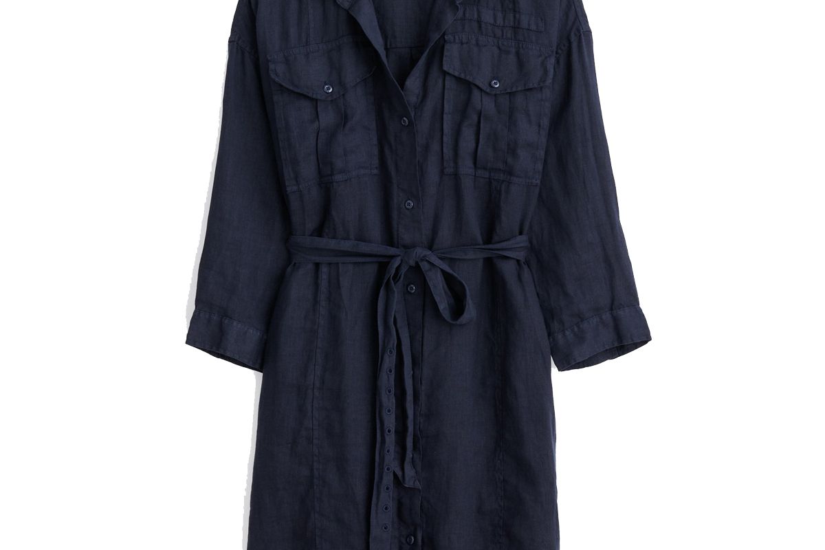 alex mill keeper shirtdress in linen