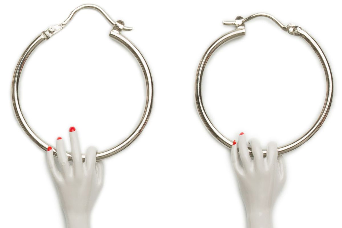 Severed Hand Earrings