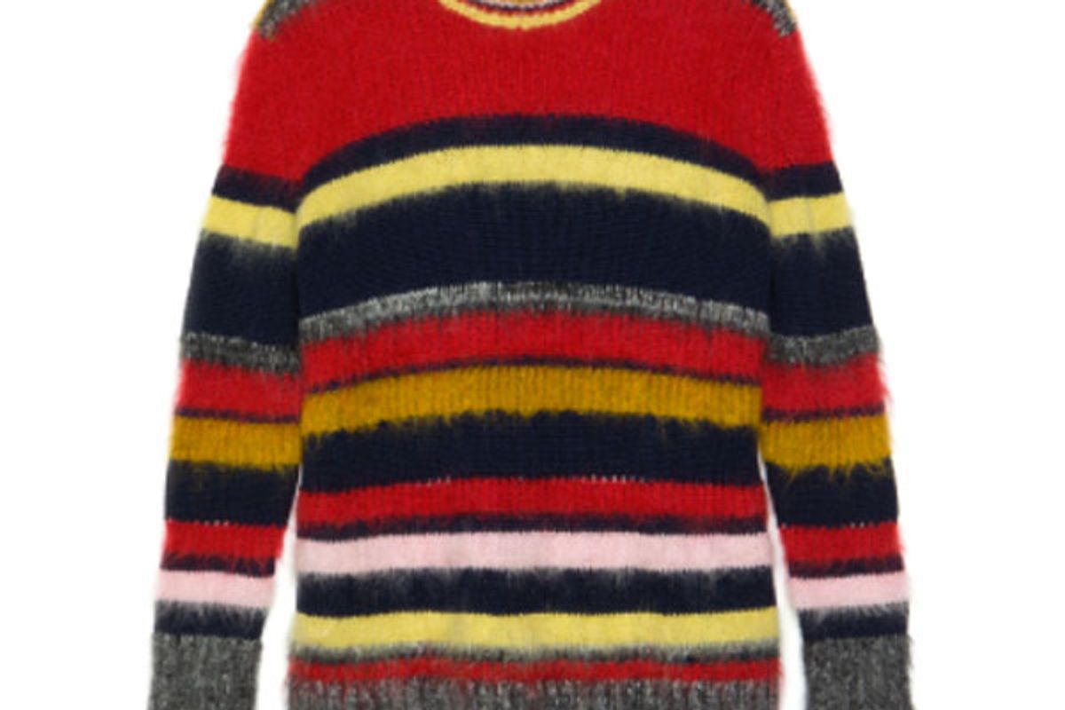 Stripy Mohair Jumper