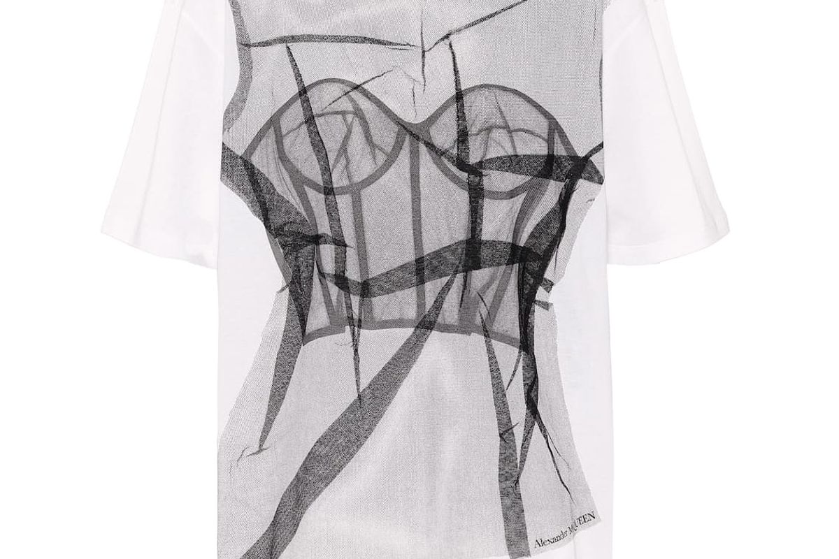 alexander mcqueen cotton jersey t shirt