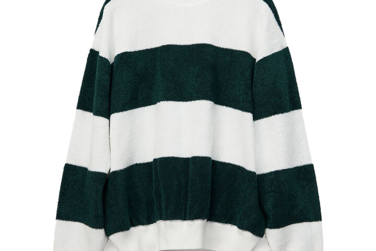 alexander wang long sleeve striped pullover