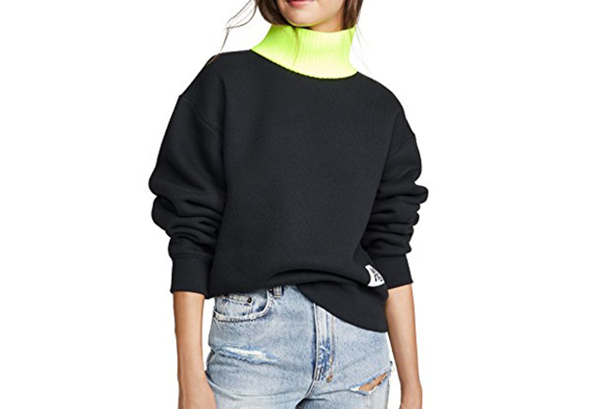 alexander wang t dense fleece sweatshirt