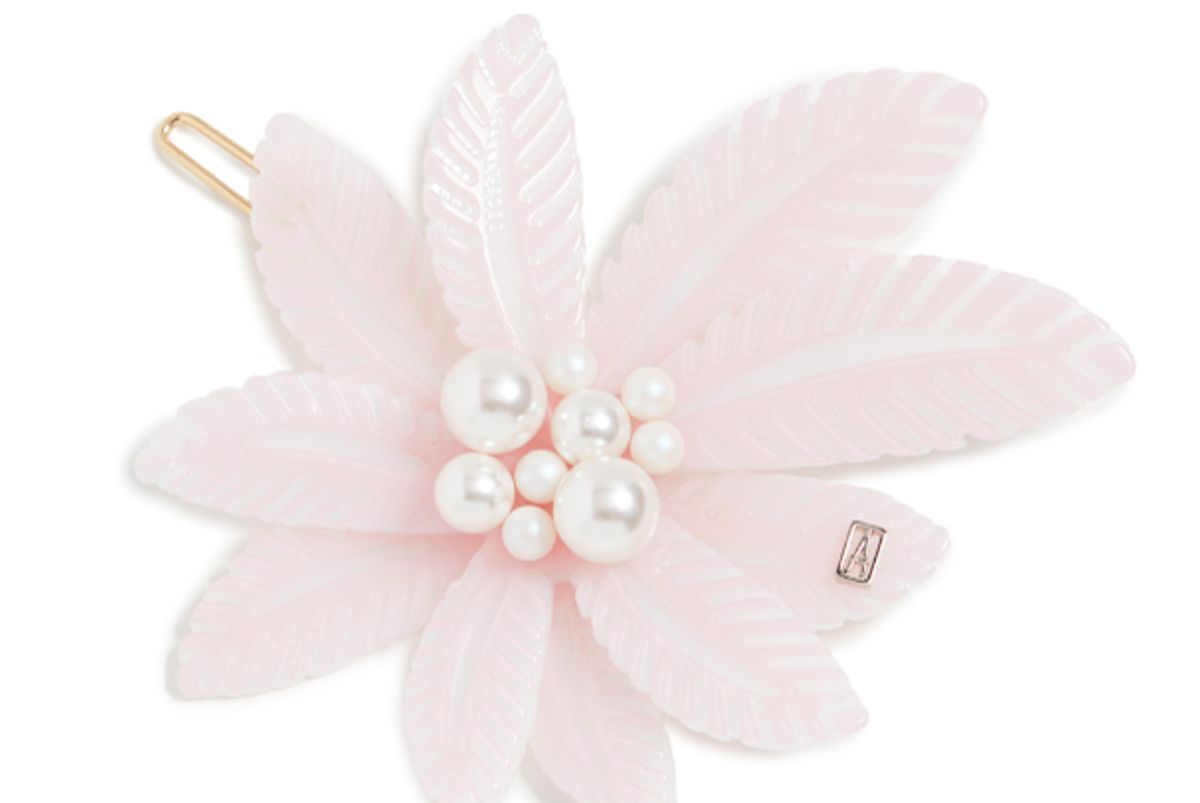 alexandre paris pearl tropical barrette