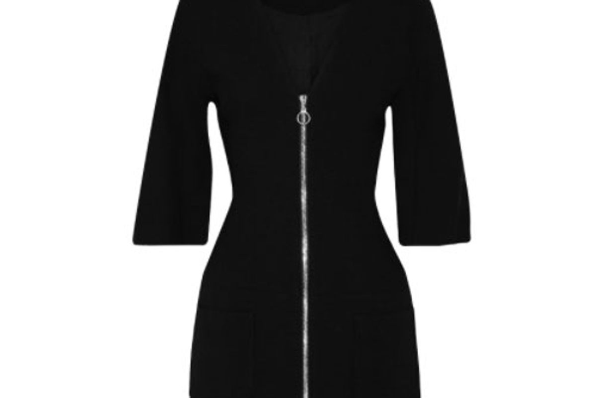 Dominique Wool-Crepe Mini Dress