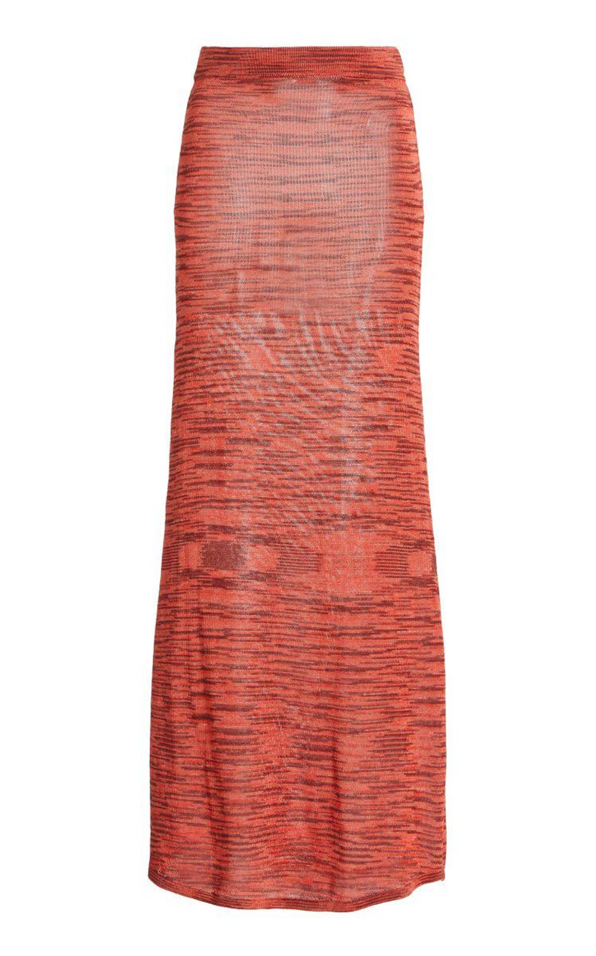 alexis monse space dyed knit maxi skirt