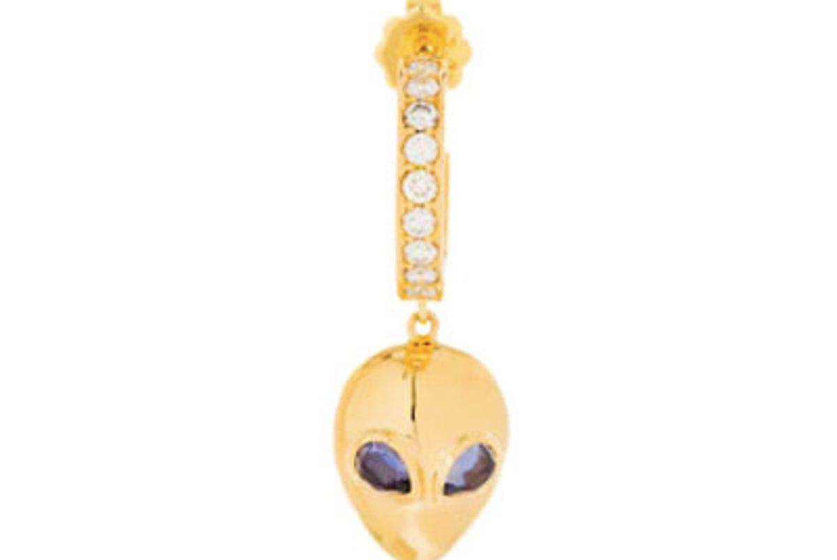 alina abegg alien gold diamond mono earring