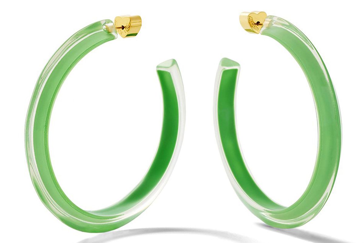 alison lou medium jelly hoops