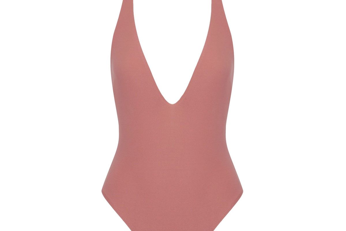 Hudson Stretch-Jersey Halterneck Bodysuit